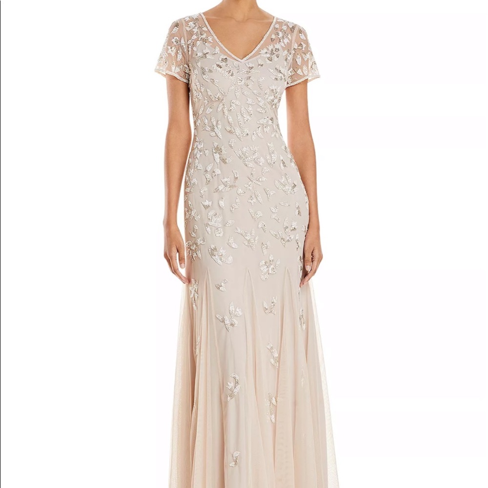 Adrianna Papell Godet Gown